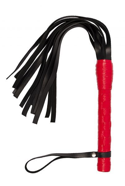 Флогер VIP Leather Flogger, Red 280136 фото