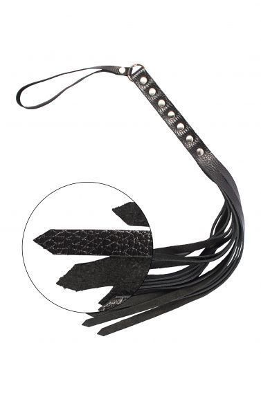 Флогер S&M Fancy Leather Floger, Black 280111 фото