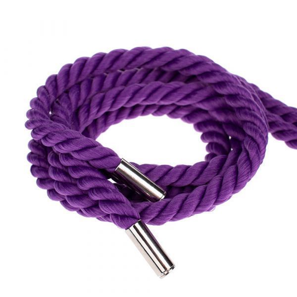 Мотузка для бондажу Premium Silky 3M, Purple 280324 фото