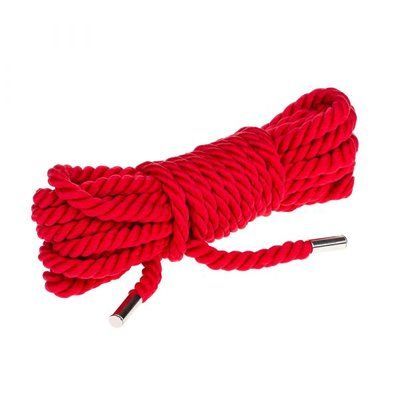 Мотузка для бондажу Premium Silky 5M, Red&nbsp; 280298 фото