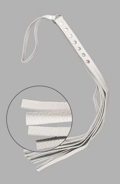 Флогер S&M Fancy Leather Floger, White 280120 фото