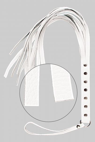 Флогер S&M Fancy Leather Floger, White 280120 фото