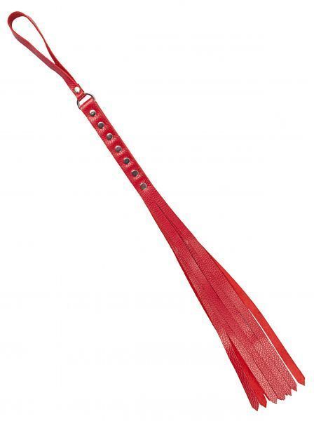 Флогер S&M Fancy Leather Floger, Red 280131 фото