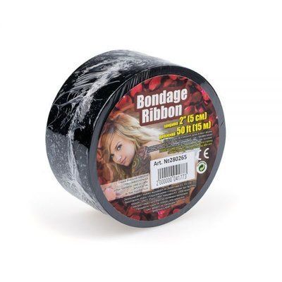 Лента для бондажу BONDAGE RIBBON,&nbsp;Black 280265 фото