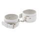 Наручники Leather Standart Hand Cuffs, White 281401 фото