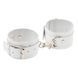 Окови Leather Standart Leg Cuffs, White 281409 фото