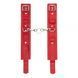 Окови Leather Standart Leg Cuffs, Red 281410 фото 2