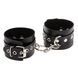 Наручники Leather Double Fix Hand Cuffs, Black 281403 фото