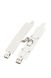 Наручники Leather Dominant Hand Cuffs, White 280153 фото 3