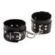 Наручники Leather Rastraints Hand Cuffs, Black 281405 фото