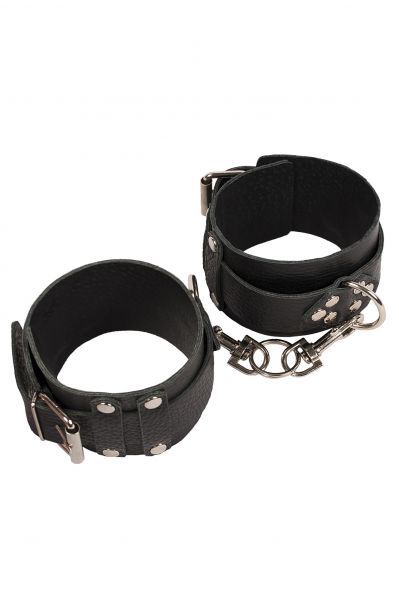 Окови Leather Dominant Leg Cuffs, Black 280154 фото