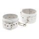 Наручники Leather Rastraints Hand Cuffs, White 281406 фото