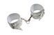Окови Leather Double Fix Leg Cuffs, White 280192 фото