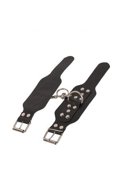 Наручники Leather Hand Cuffs, Black 280173 фото