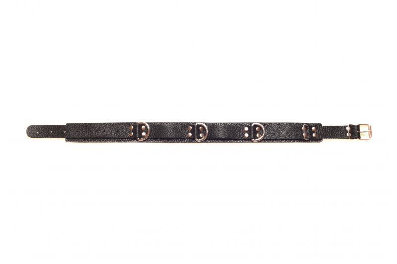 Slave leather collar, Black
