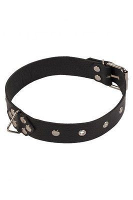 Нашийник Leather Restraints Collar, Black 280163 фото