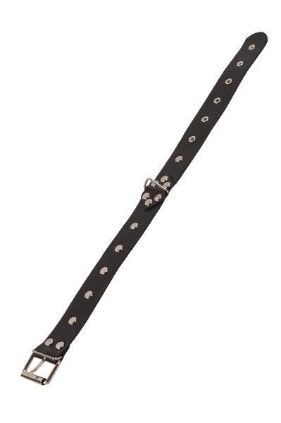 Leather Restraints Collar, Black