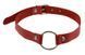 Кляп Leather O-Ring Gag, Red 281422 фото 1