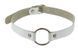 Кляп Leather O-Ring Gag, White 281423 фото