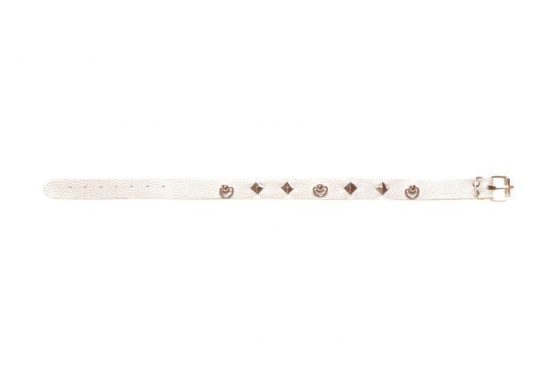 Нашийник Leather Choker, White 280245 фото