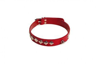 Нашийник SUB leather Choker, Red 280247 фото