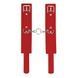 Наручники Leather Standart Hand Cuffs, Red 281333 фото 2